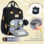 Bolsa de pañales de viaje impermeable multifuncional