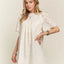 Vestido de Verano con Ojal y Volantes para Mujeres