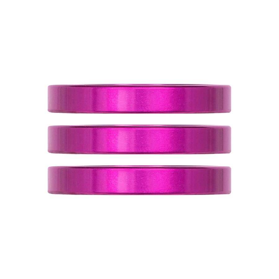 Entretoise de direction Industry Nine iRiX - 5mm Aluminium en Violet (3pcs)
