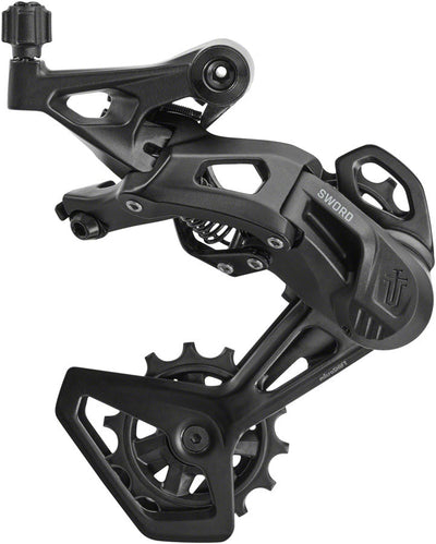 microSHIFT Sword BLK Rear Derailleur - 9-Speed Medium Cage Gray