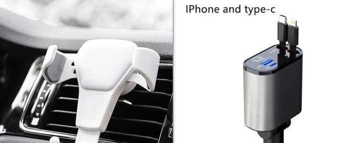 Premium Metal Car Charger 100W Fast Charging Adapter