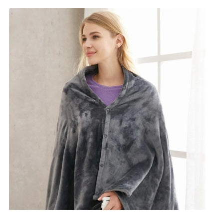 Premium USB Heated Flannel Blanket for Cold Protection