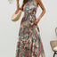 Elegant Floral Sleeveless Dress - A Summer Essential