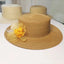 Flat Top Women's Beach Raffia Sun Hat