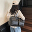 Bolso de Hombro Barrel Casual Multi-Bolsillo Estilo Coreano