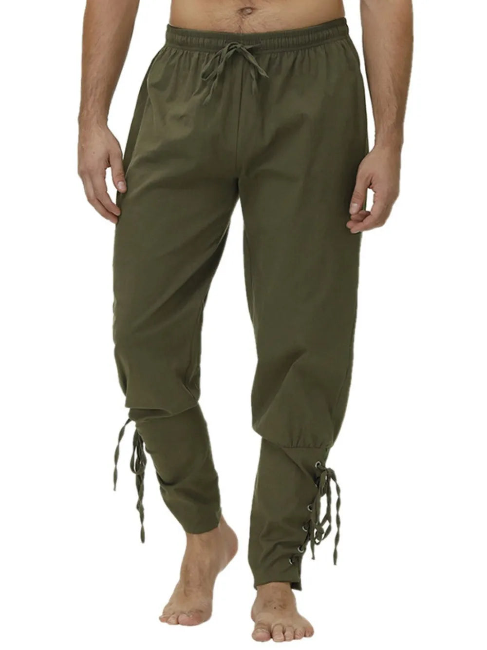 Pantalones Jogger de Talla Grande para Hombre con Cordón