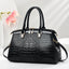 Elegant Patent Leather Large-Capacity Satchel Handbag