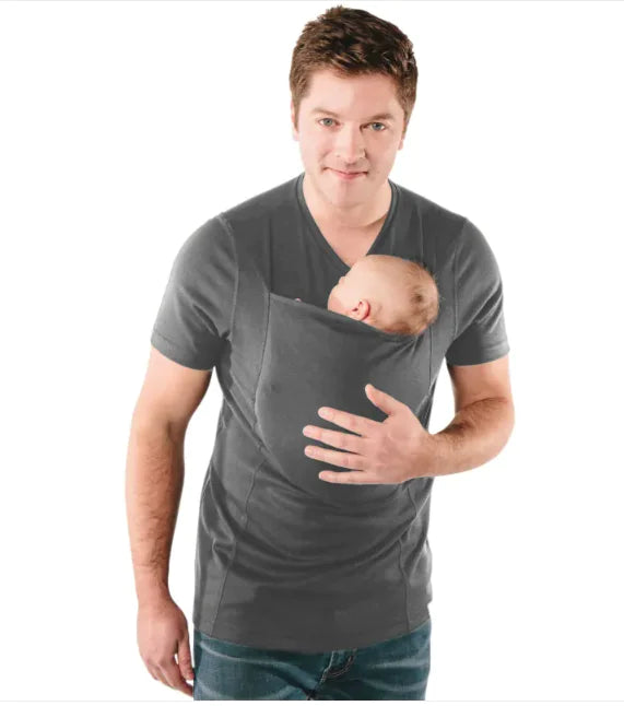 Kangaroo Dad Multifunctional Casual T-Shirt for Moms