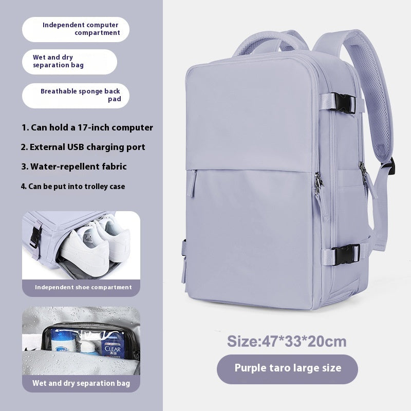 Mochila Expandible Premium para Viajes y Negocios