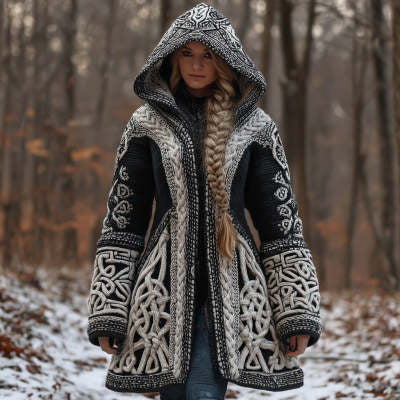 Women's Premium Anti-Pilling Knitted Cardigan - Loose Fit, Round Neckline