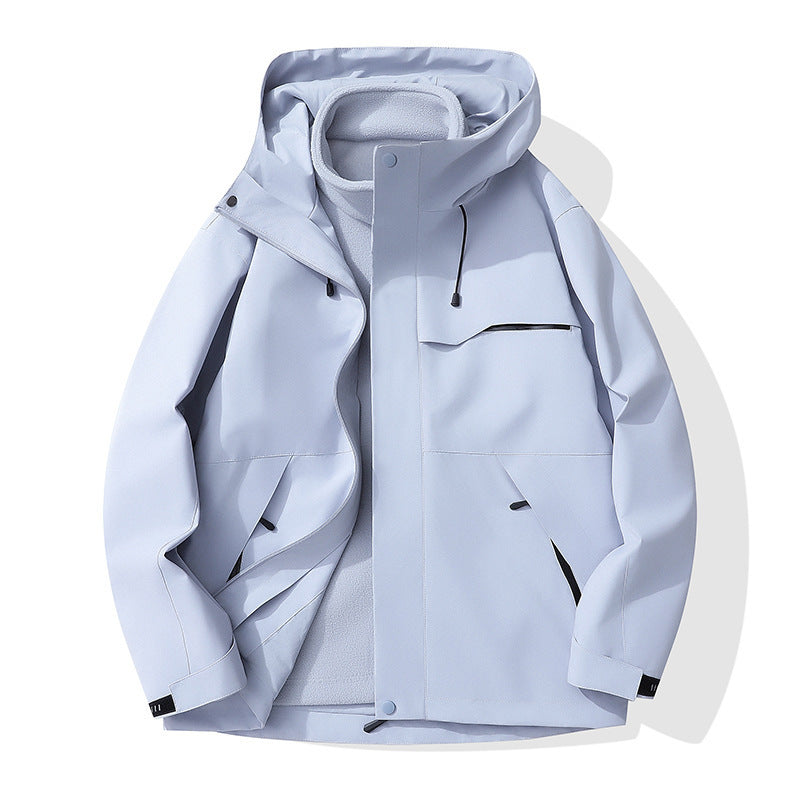 Veste de sport imperméable en coton pour homme