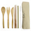 Luxury Bamboo Cutlery Set for Elegant Dining