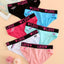 Vibrant 6-Pack Women's Seamless Bikini Briefs – Soft Cotton Underwear with Fun Alphabet Prints - Korvel