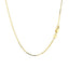 Chaîne classique en or jaune 10 carats - 1,0 mm
