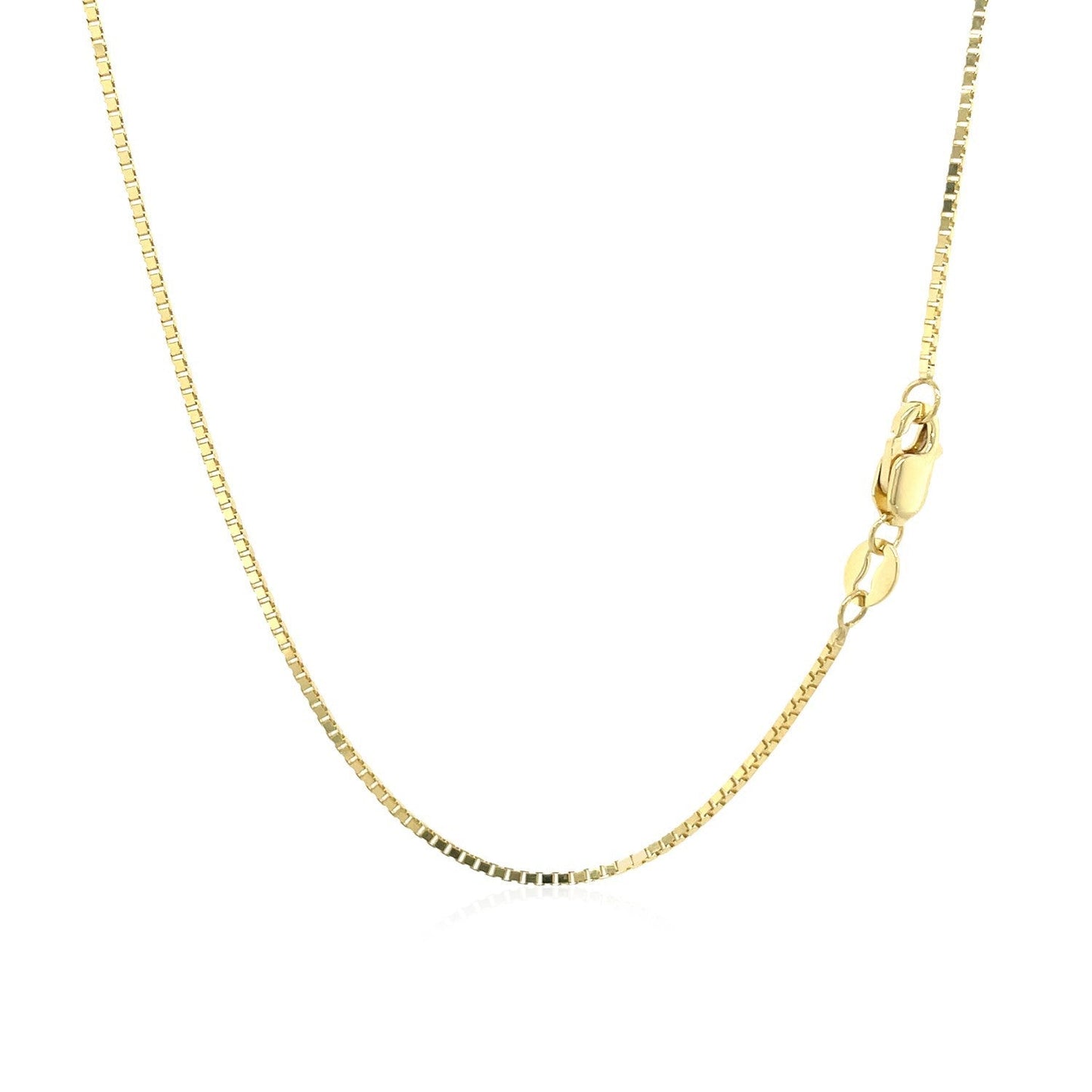 Chaîne classique en or jaune 10 carats - 1,0 mm
