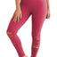 Rose Red Cut-out Skinny High Waist Leggings - Korvel
