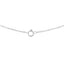 Pendentif en diamant ovale cultivé en laboratoire en or blanc 10K certifié IGI