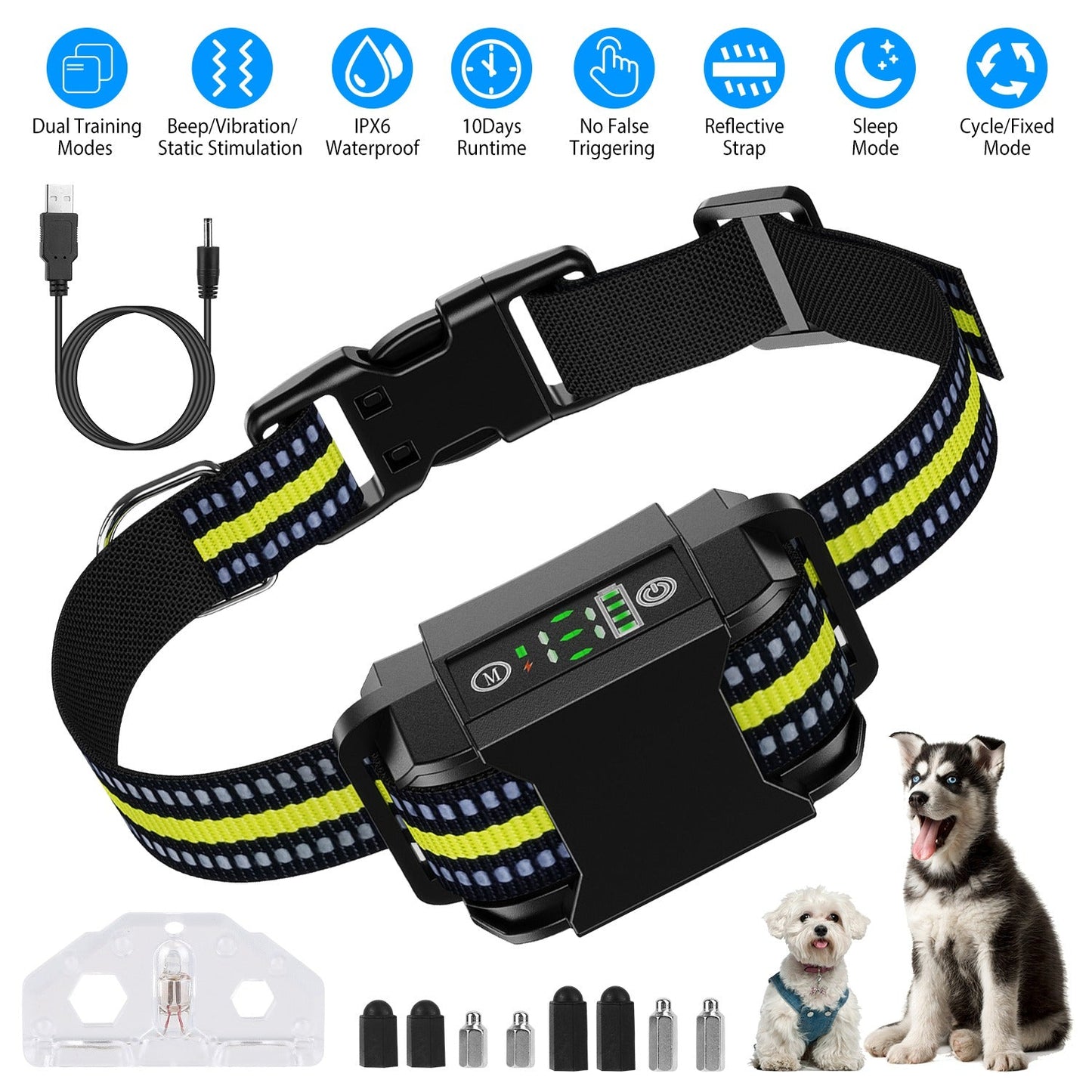 Collar Antibark Avanzado GBruno para Perros