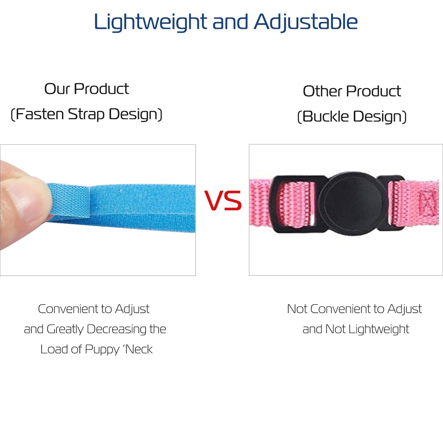 GBruno 12-Color Personalized Puppy ID Collars