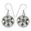 0.18 Carat Genuine Blue Diamond Sterling Silver Earrings