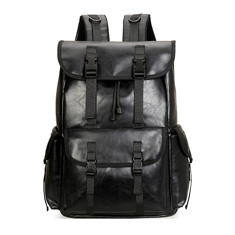 Premium PU Leather Business Outdoor Backpack