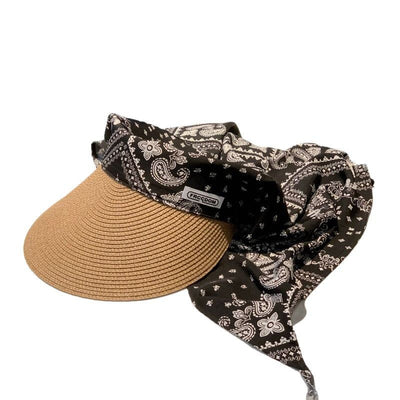 Women's Fashionable Beach Straw Hat for Sun Protection