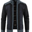 Men’s Stand Collar Plush Sweater