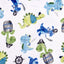 Tissu Cloud Cuddle Multi Piratesaurus - 58"/60" par yard