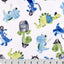 Tissu Cloud Cuddle Multi Piratesaurus - 58"/60" par yard