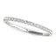 14k White Gold Pave Setting Diamond Wedding Ring