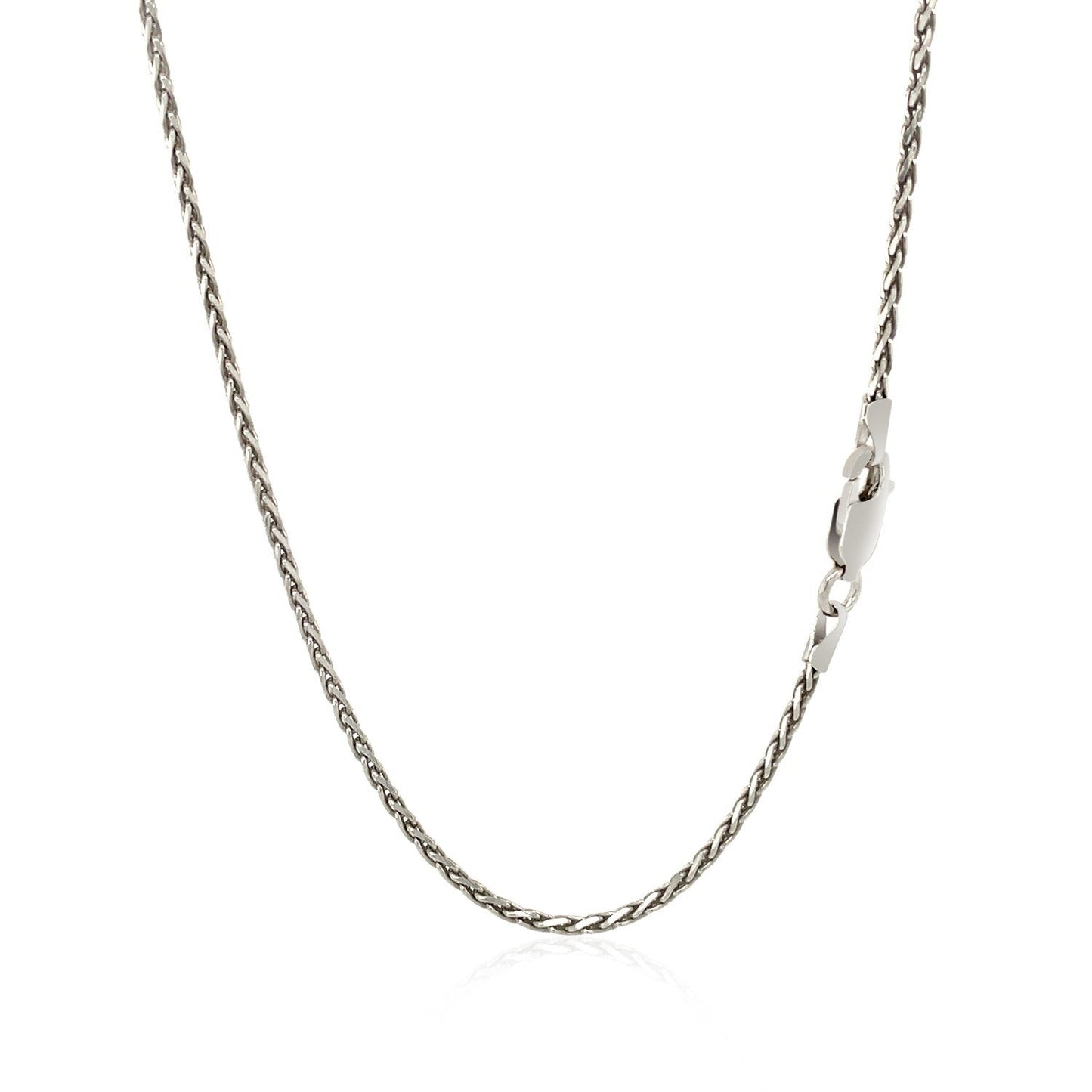 Chaîne en Argent Sterling Plaqué Rhodium - 1,5 mm