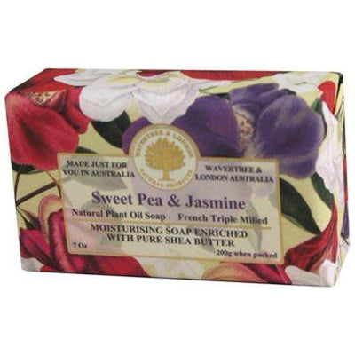 Wavertree & London Sweet Pea & Jasmine Soap Bar - 7 Oz