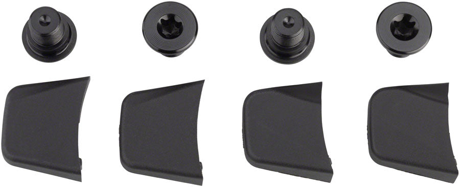 SRAM RED/Force eTap AXS Crank Chainring Bolt Kit - Black Aluminum