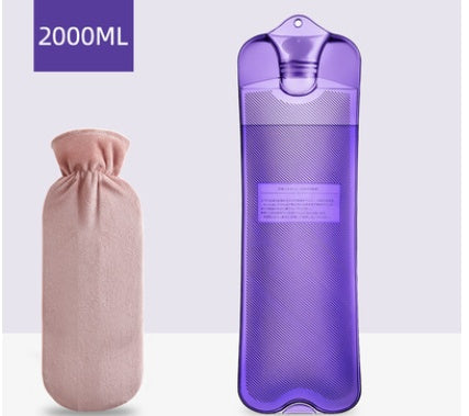 Botella de Agua Caliente de Silicona - Calentador de Manos Elegante para la Comodidad