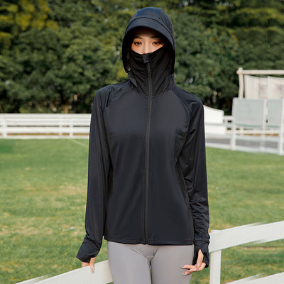 Veste Premium en Soie Glacée Protectrice contre le Soleil pour Activités de Plein Air