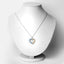 Colgante de Topacio Azul Suizo Genuino de 0.84 Quilates en Plata Esterlina
