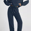 Drop Shoulder Loose Sweatshirt and Joggers Active Set