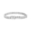 .925 Sterling Silver Diamond Link Bracelet - 1/10 Cttw