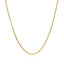 14k Yellow Gold Ice Chain Necklace - 1.3mm