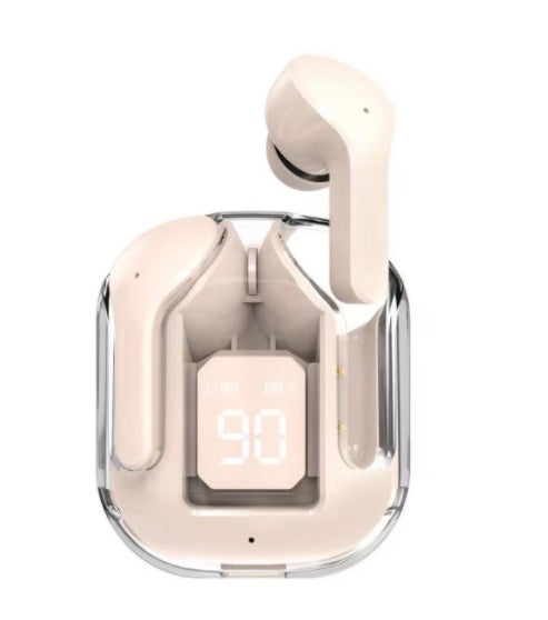 Mini Transparent Wireless Bluetooth Headset with Digital Display