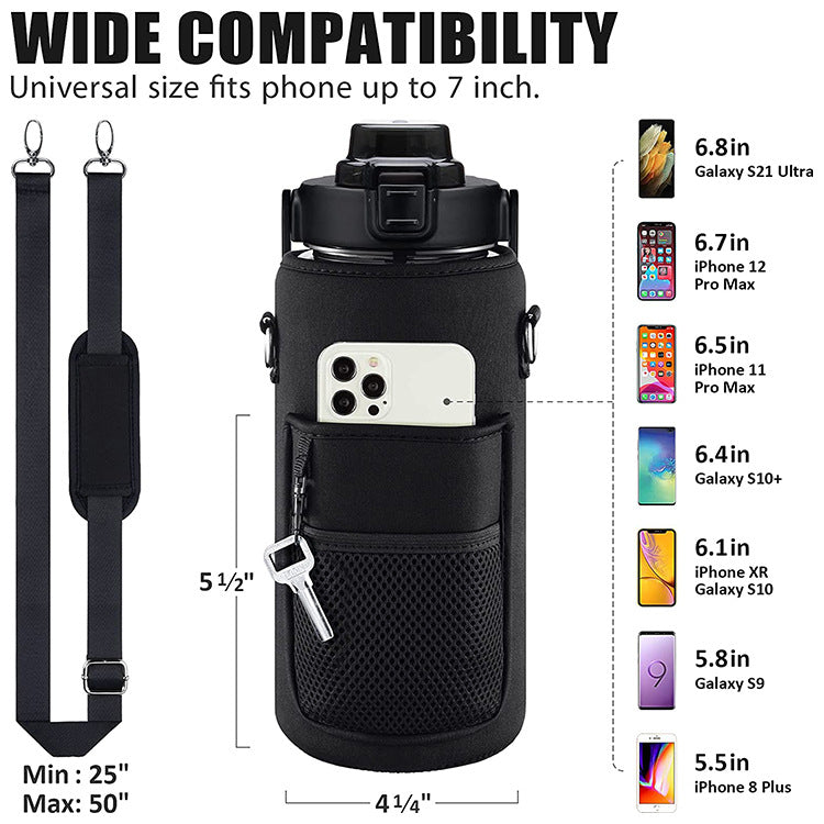 Funda de Botella de Agua de Medio Galón de Neopreno Premium