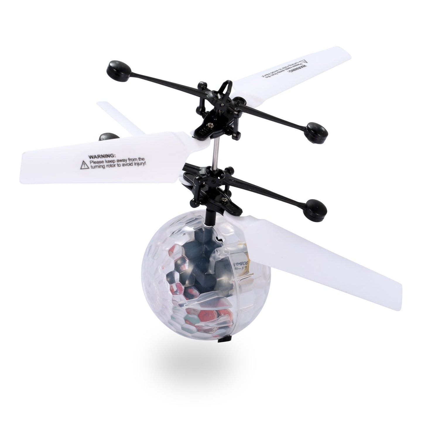 Drone à balle volante à induction infrarouge avec lumières LED