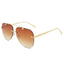 Premium Metal Rimless Sunglasses for Men and Women