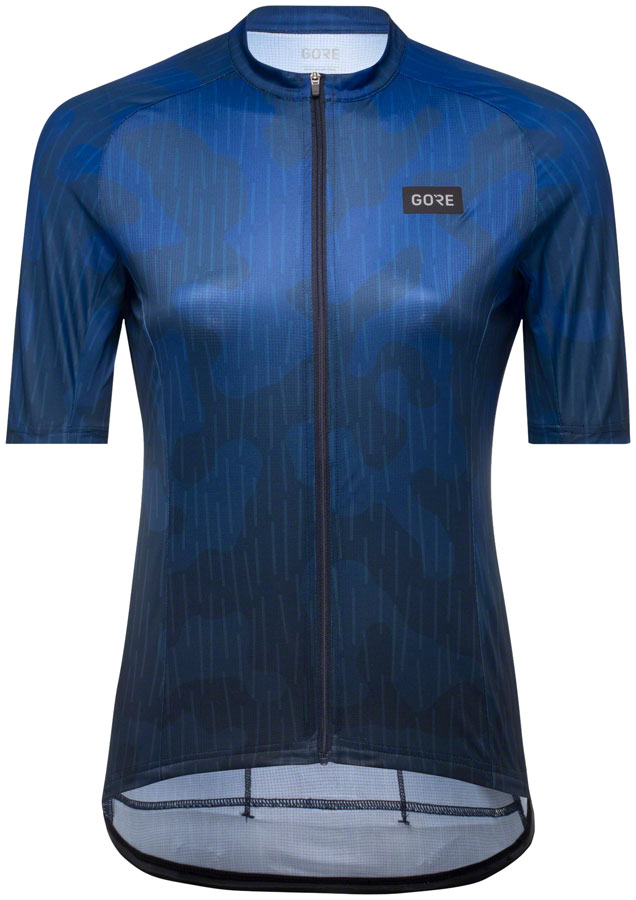 Gorewear Women's Blue Rain Camo Jersey - X-Small