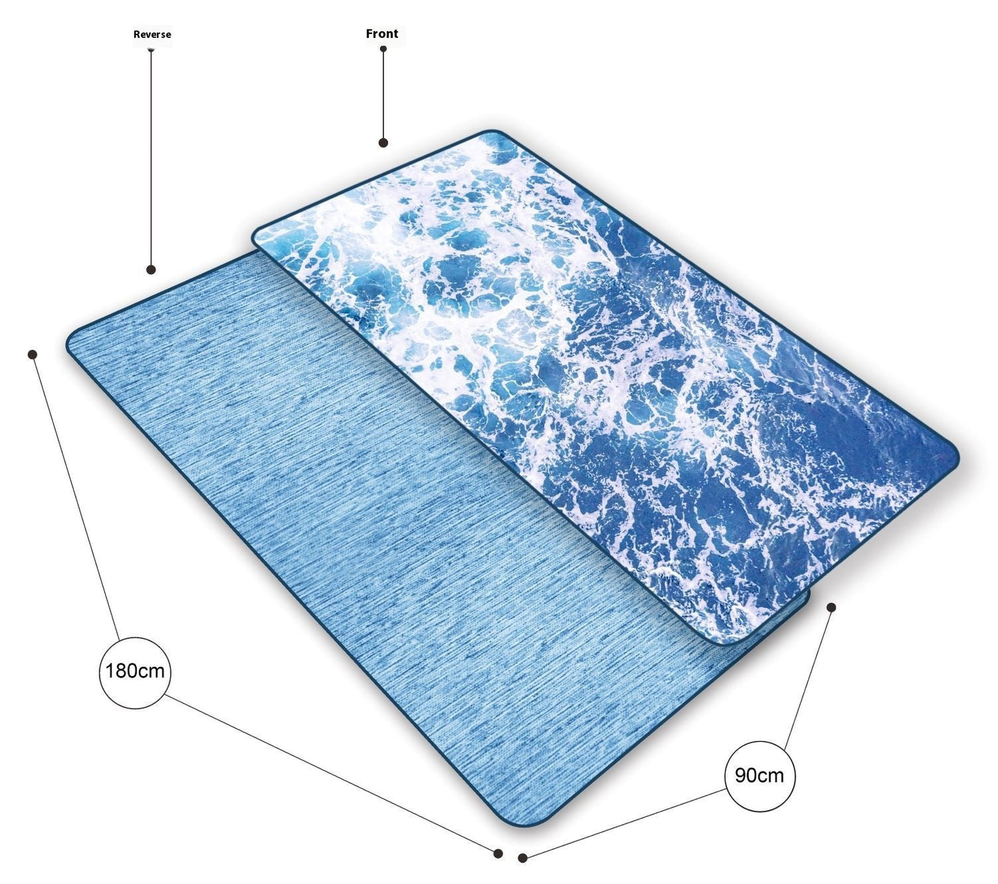 Premium Quick-Drying Beach Towel for Women