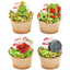 Christmas Cuties cupcake Rings - 12ct - Korvel