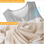Top sin mangas de tie-dye de talla grande para mujeres