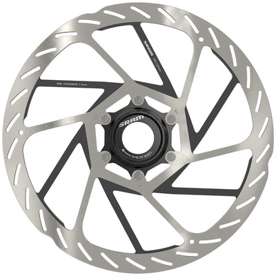 SRAM HS2 Disc Brake Rotor - 220mm Center Lock Silver/Black