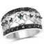 0.31 Carat Genuine Blue Diamond Sterling Silver Engagement Ring