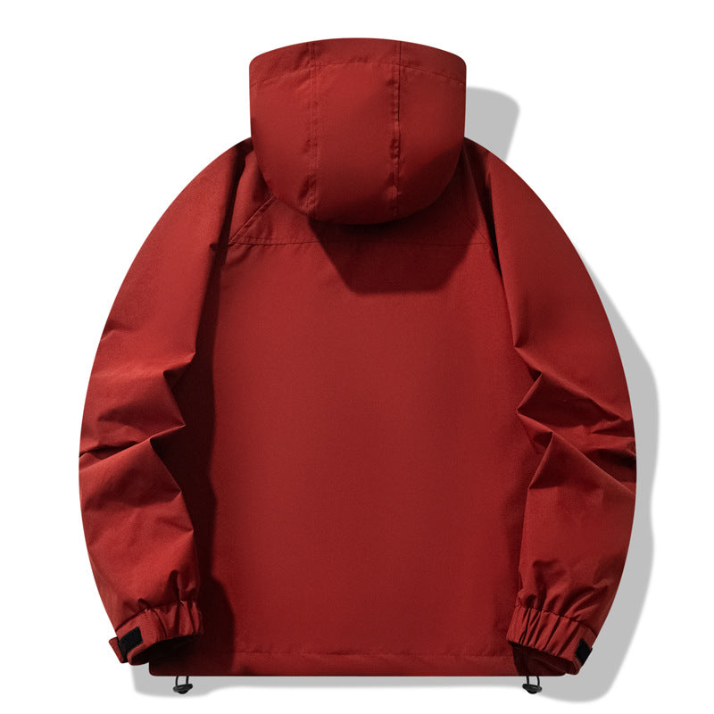 Chaqueta Exterior Impermeable y a Prueba de Viento Tres Pruebas